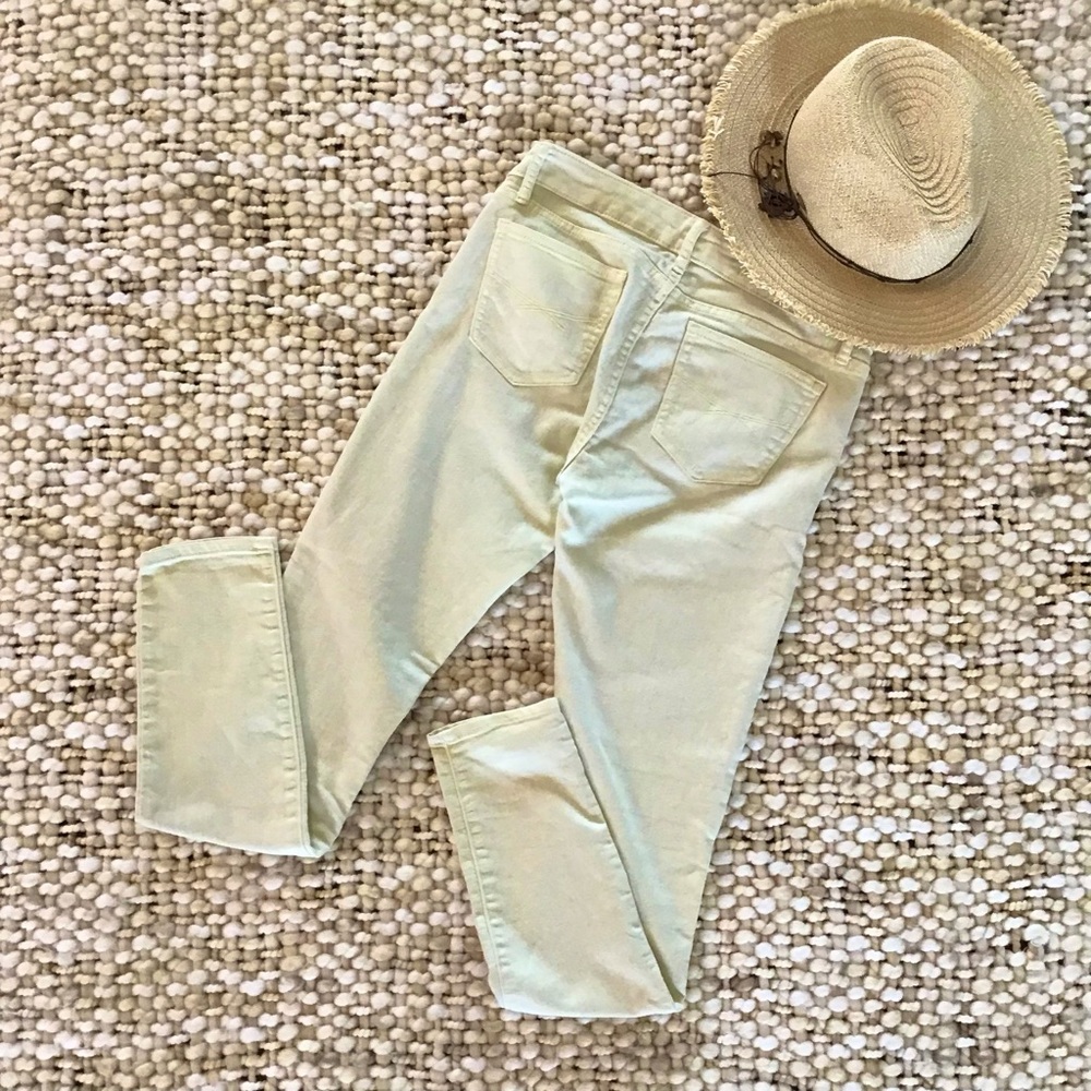 GAP Always Skinny Lemon Meringue/Yellow Jeans Size 2 - Picture 2 of 7